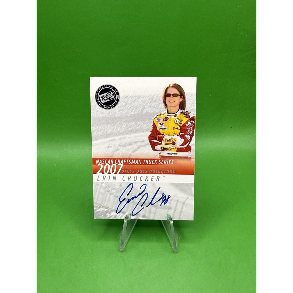 2007 Press Pass Authentics Erin Crocker Autograph NASCAR Evernham Motorsports